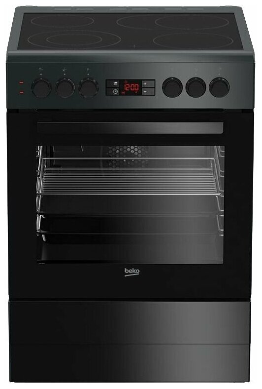 Плита электрическая Beko FSM 67320 GAS, черный