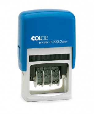 

Датер COLOP S 220/BL, Синий/белый, S 220/BL