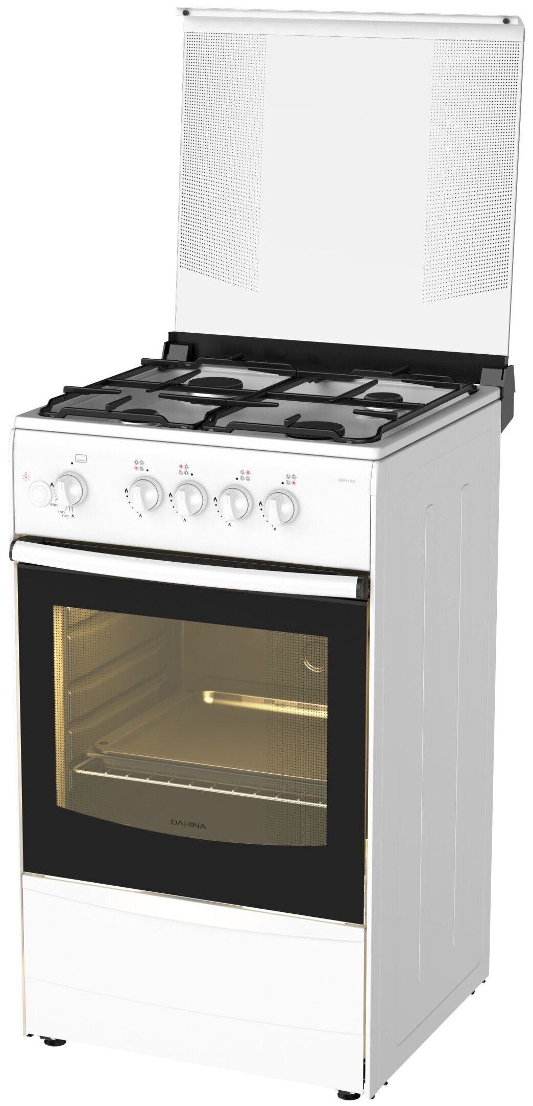 Плита газовая Дарина 1B GM441 005 W, белый