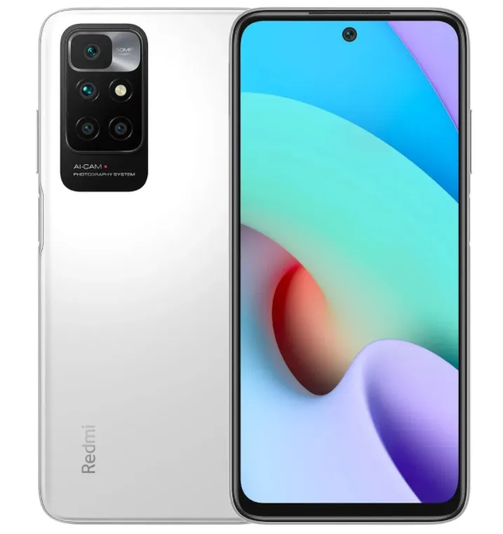 Смартфон Xiaomi Redmi 10 2022 4Gb/64Gb Android белый