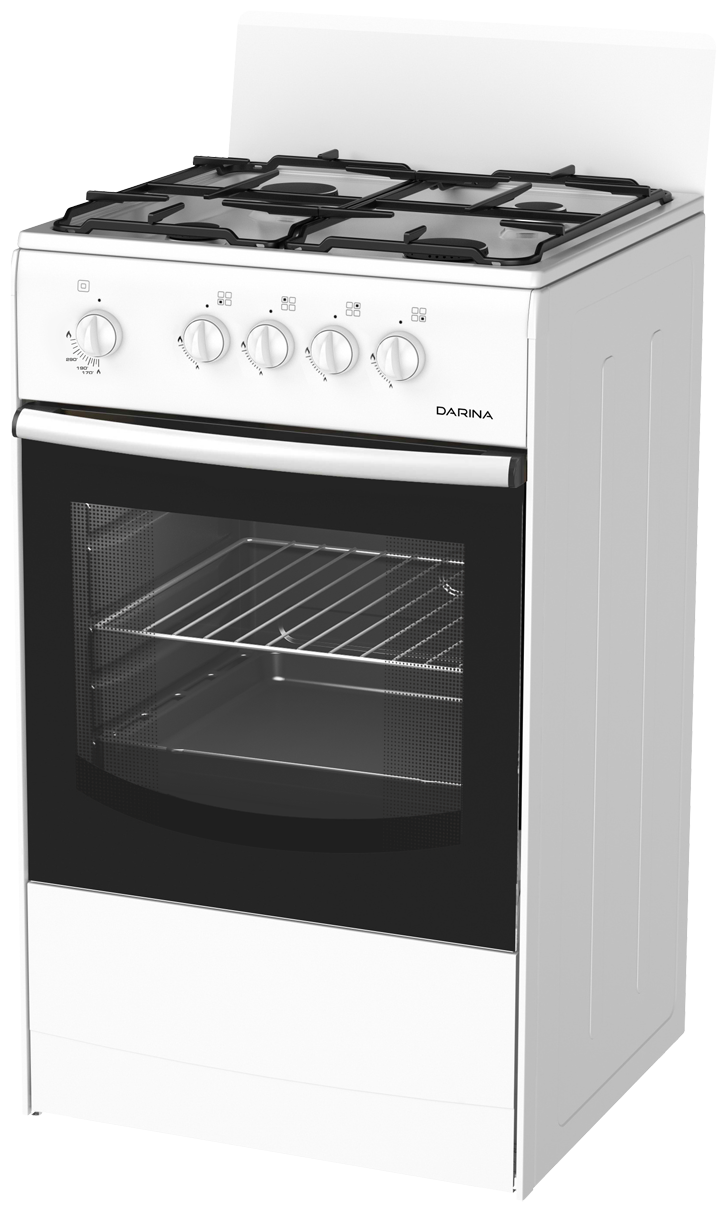 Плита газовая Дарина S GM441 001 W, белый