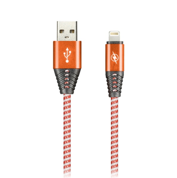 

Кабель Lightning 8-pin(m)-USB 2.0(Am), 2A, 1м, красный Smartbuy (iK-512HH-NBred), 0
