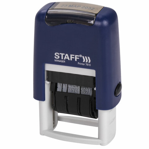 

Датер STAFF Printer 7810, Темно-синий, Printer 7810