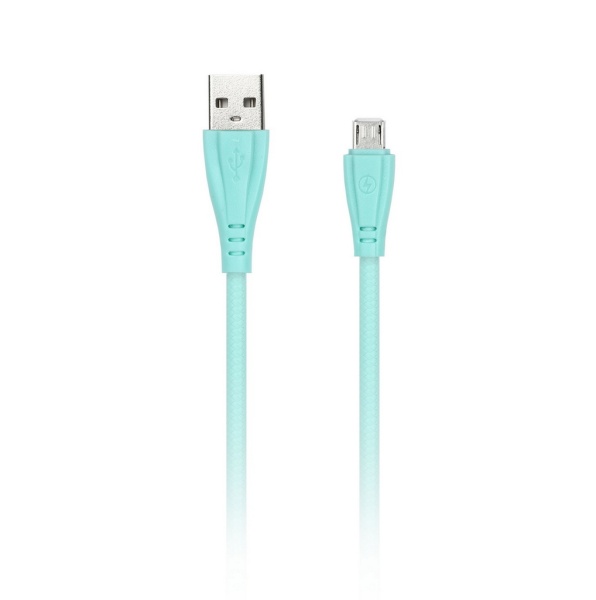 

Кабель Micro USB 2.0(Bm)-USB 2.0(Am), 2A, 1м, светло-зеленый Smartbuy (iK-12RG-NBlgreen), 0