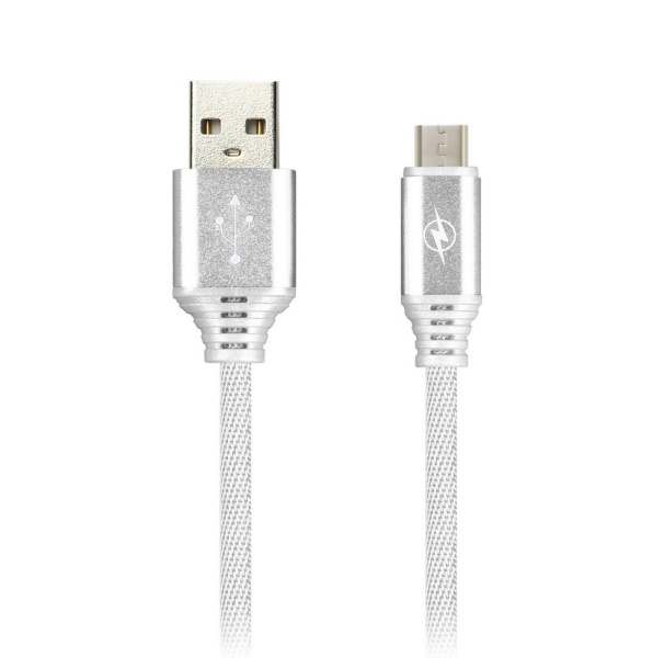 

Кабель Micro USB 2.0(Bm)-USB 2.0(Am), 2A, 2м, белый Smartbuy (iK-12MTW-NBwhite)