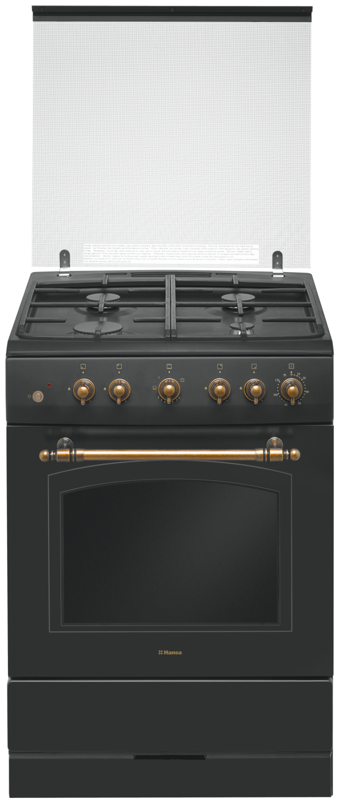 

Плита газовая Hansa FCGA62109, черный (FCGA62109), FCGA62109