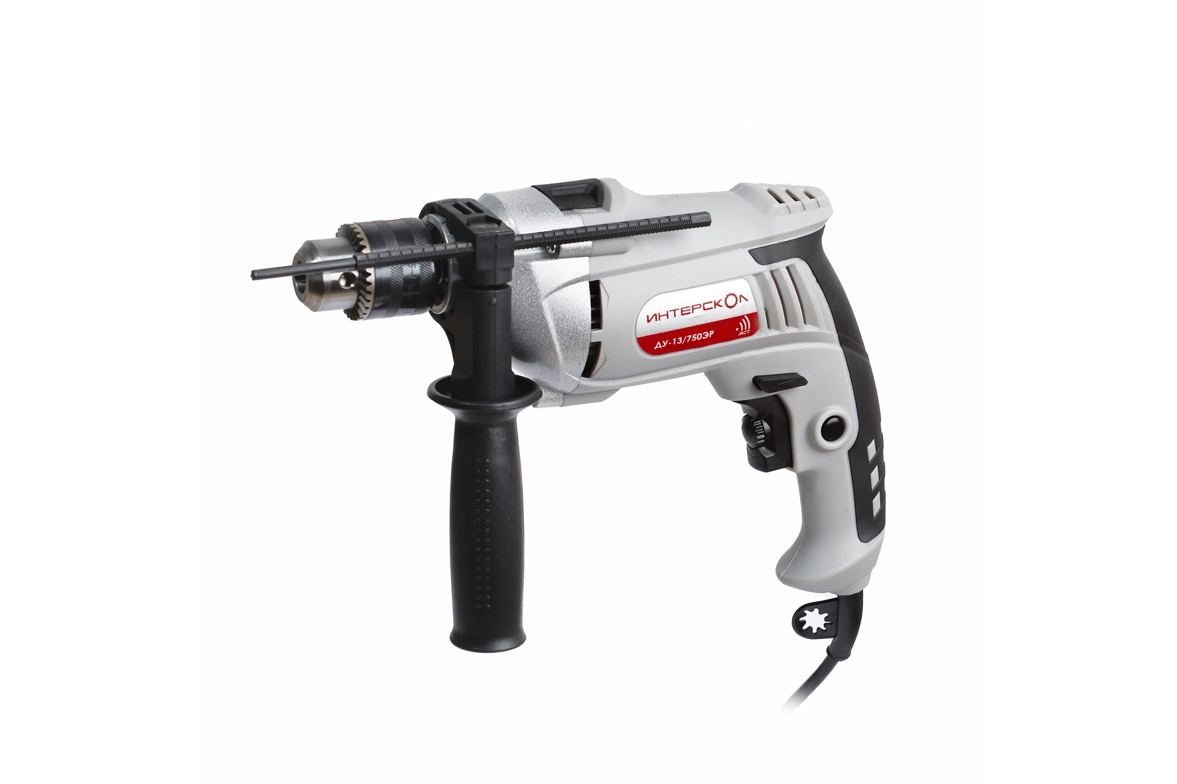 

Дрель Интерскол ДУ-13/750ЭР, сетевая, 750 Вт, 2800 об/мин, ударная, 1.8 кг (546.1.0.00), ДУ-13/750ЭР