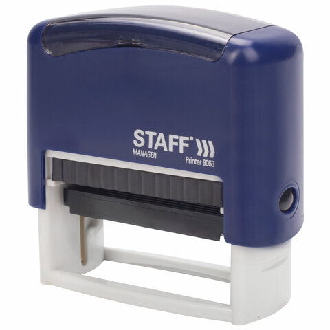 

Штамп самонаборный STAFF Printer 8053, Темно-синий, Printer 8053
