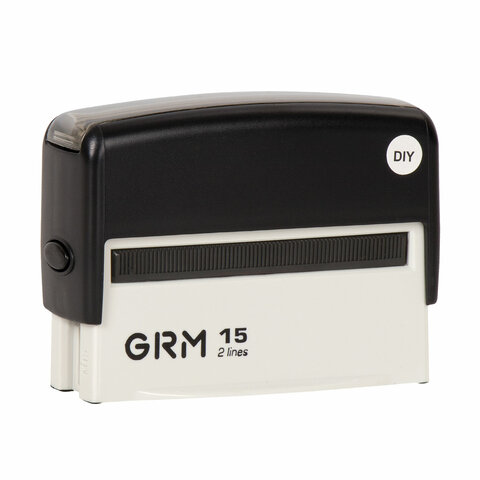 

Штамп самонаборный GRM 15 (116000090), Черный/белый, 15