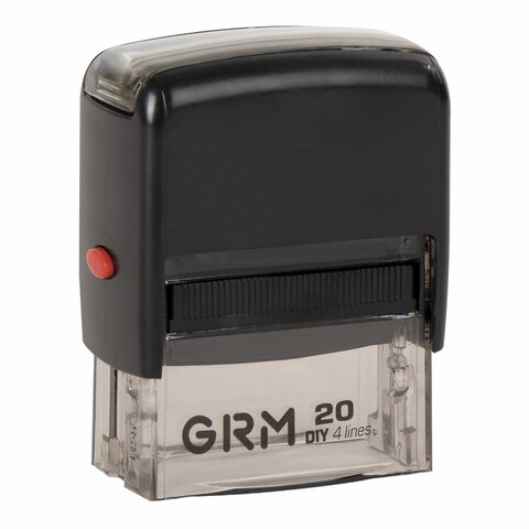 

Штамп самонаборный GRM 20 (116000010), Черный, 20
