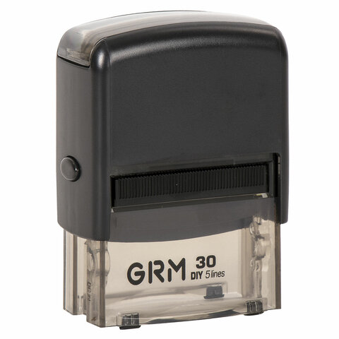

Штамп самонаборный GRM 30 (116000030), Черный, 30