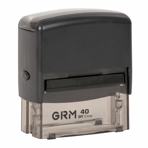 

Штамп самонаборный GRM 40 (116000050), Черный, 40