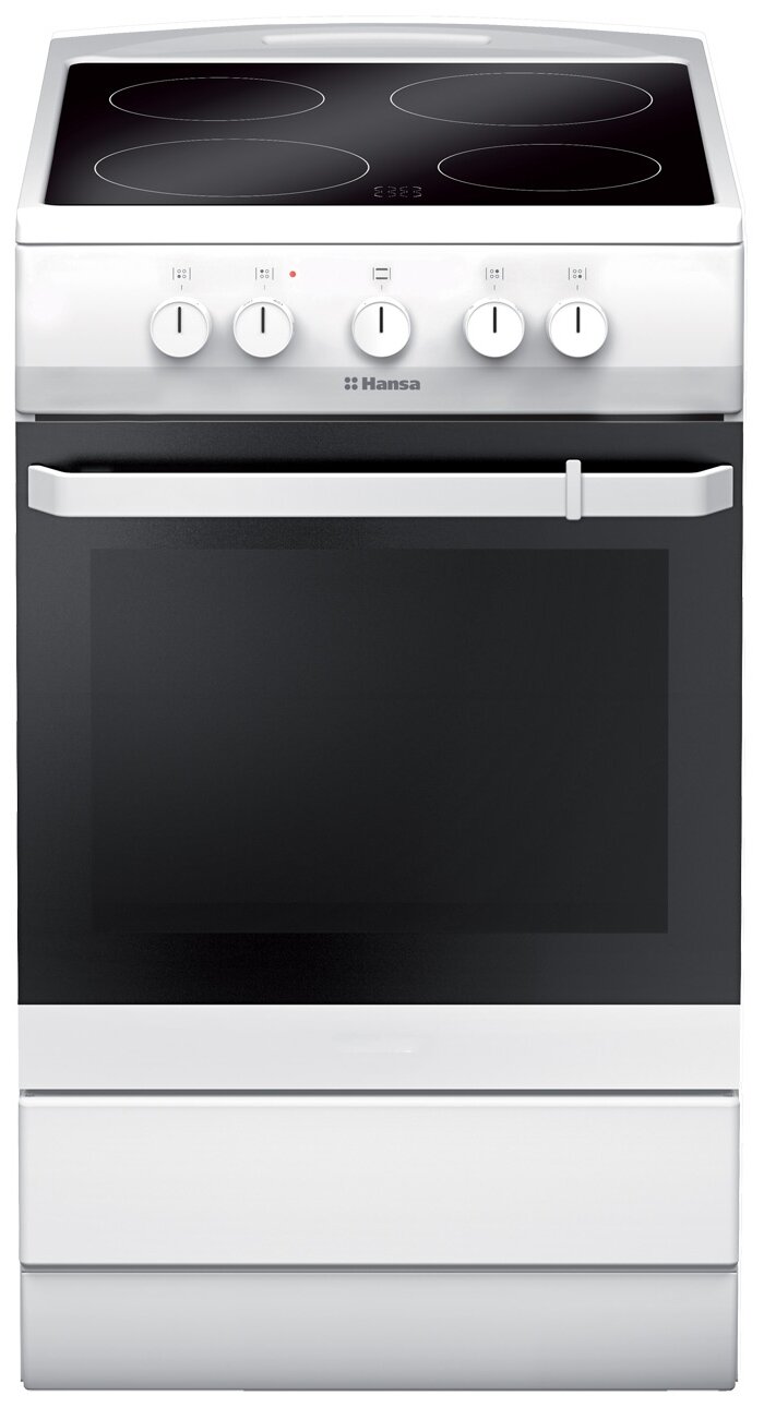 

Плита электрическая Hansa Integra FCCW54000 (54276), Белый/черный, FCCW54000