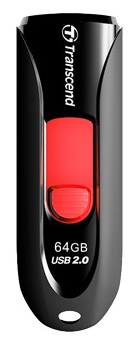 

Флешка 64Gb USB 2.0 Transcend 590K, черный (TS64GJF590K), 590K