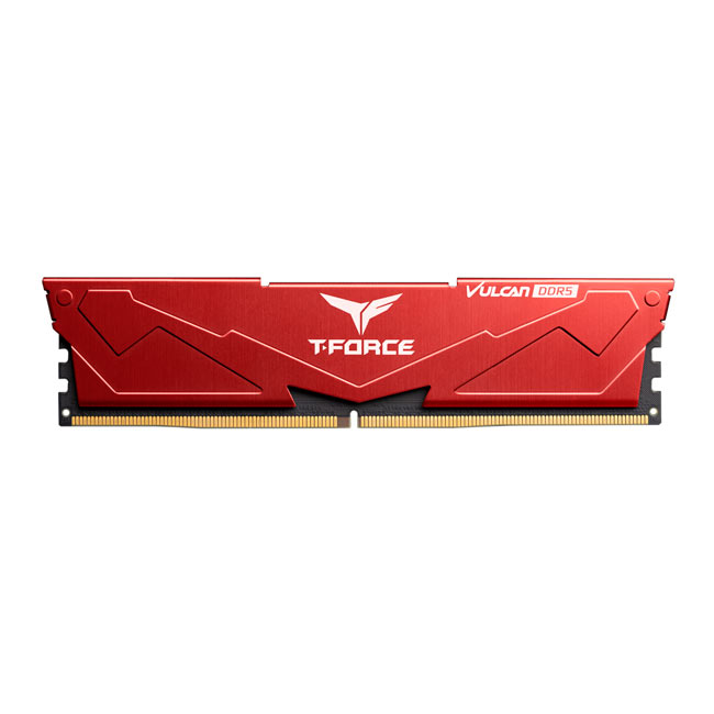 

Комплект памяти DDR5 DIMM 64Gb (2x32Gb), 5200MHz, CL40, 1.25V Team Group T-Force Vulcan Red (FLRD564G5200HC40CDC01), FLRD564G5200HC40CDC01