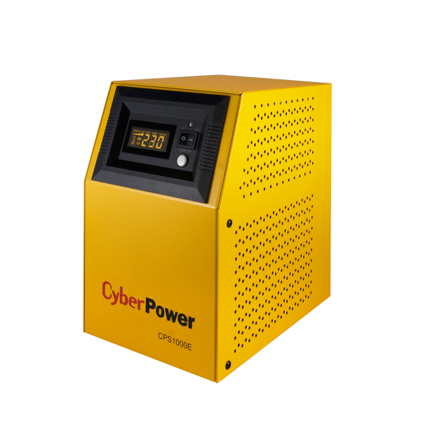 ИБП CyberPower CPS 1000 E, 1000 В·А, 700 Вт, EURO, розеток - 2, желтый (без аккумуляторов)
