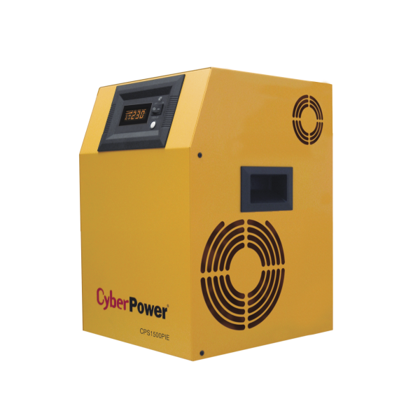 

ИБП CyberPower CPS 1500 PIE, 1500 В·А, 1 кВт, EURO/клемная колодка, розеток - 3, желтый (без аккумуляторов), CPS 1500 PIE