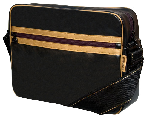

15" Сумка Continent CC-065 иск. кожа, Black-Gold, Черный, CC-065
