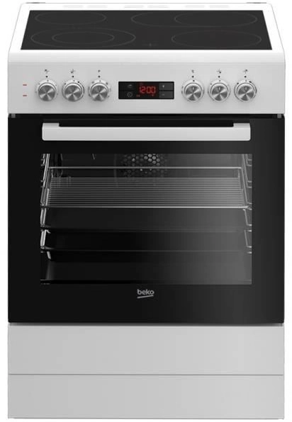 

Плита электрическая Beko FSM67320GWS , белый/черный (7785988326), FSM67320GWS