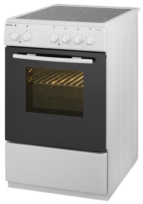 

Плита электрическая VESTEL VC V56W, белый (18002028), VC V56W