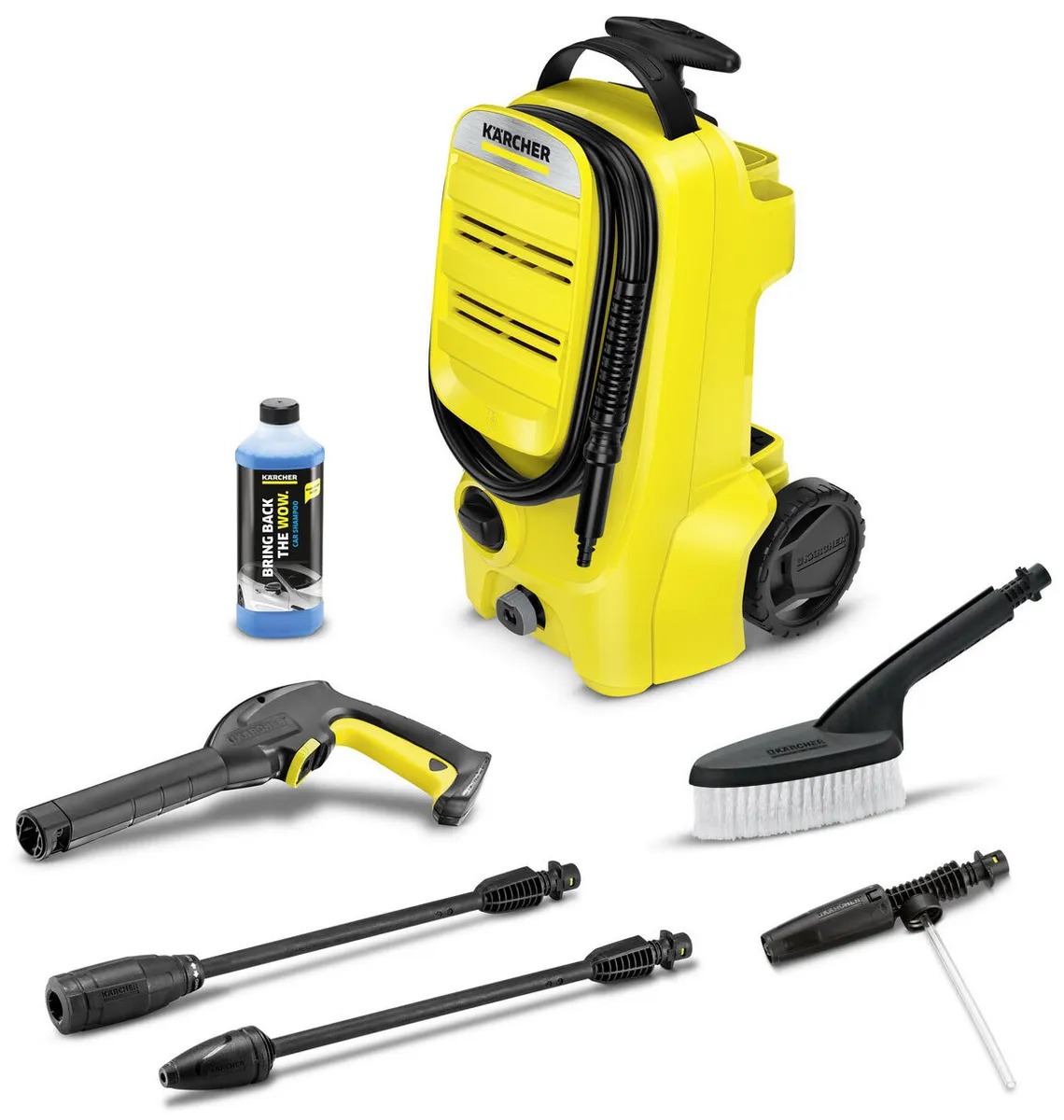 

Минимойка KARCHER K 3 Compact Car, 11.8 атм, шланг 6 м, сетевой шнур 5 м, корпус насоса пластик, 4.1 кг чистящее средство в комплекте (1.676-205.0), K 3 Compact Car
