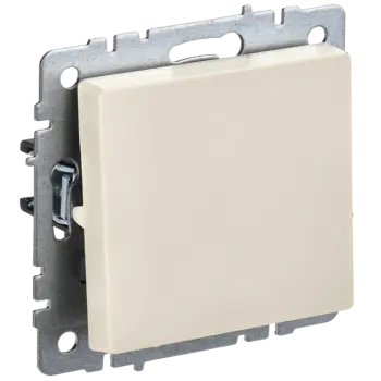 

Выключатель IEK Brite ВС10-1-0-БрКр, 1кл., скрытый монтаж, механизм с накладкой без рамки, бежевый (BR-V10-0-10-K10), ВС10-1-0-БрКр