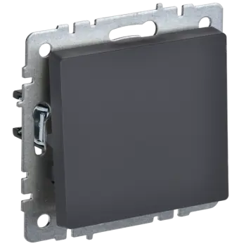 

Выключатель проходной IEK Brite ВС10-1-6-БрГ, 1кл., скрытый монтаж, механизм с накладкой без рамки, графит (BR-V12-0-10-K53), ВС10-1-6-БрГ