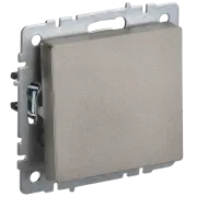

Выключатель IEK Brite ВС10-1-6-БрШ, 1кл., скрытый монтаж, механизм с накладкой без рамки, шампань (BR-V12-0-10-K37), ВС10-1-6-БрШ