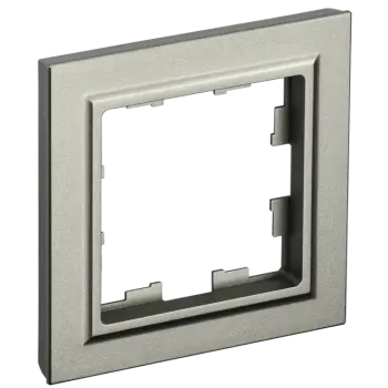 

Рамка IEK BRITE РУ-1-БрШ, горизонтальная и вертикальная, 1-пост, шампань (BR-M12-K37), РУ-1-БрШ