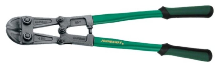 

Болторез 450мм, CrV, рукоятки резиновые, ⌀ кабеля до 6мм, Jonnesway P6418, P6418