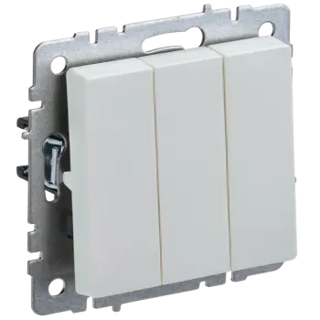 

Выключатель IEK Brite ВС10-3-0-БрЖ, 3кл., скрытый монтаж, механизм с накладкой без рамки, жемчуг (BR-V30-0-10-K36), ВС10-3-0-БрЖ