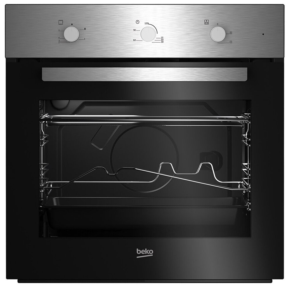

Духовой шкаф газовый Beko BIGT 21100X, серебристый (7751388360), BIGT 21100X