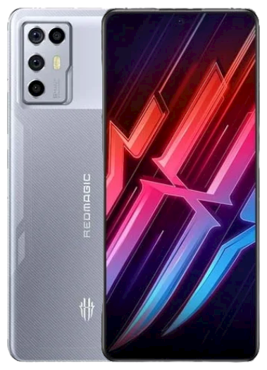 

Смартфон Nubia Red Magic 6R, 6.67" 2400x1080 AMOLED, Qualcomm Snapdragon 888, 12Gb RAM, 256Gb, 3G/4G, NFC, Wi-Fi, BT, 4xCam, 2-Sim, 4200mAh, USB Type-C, Android 11, серебристый, Red Magic 6R