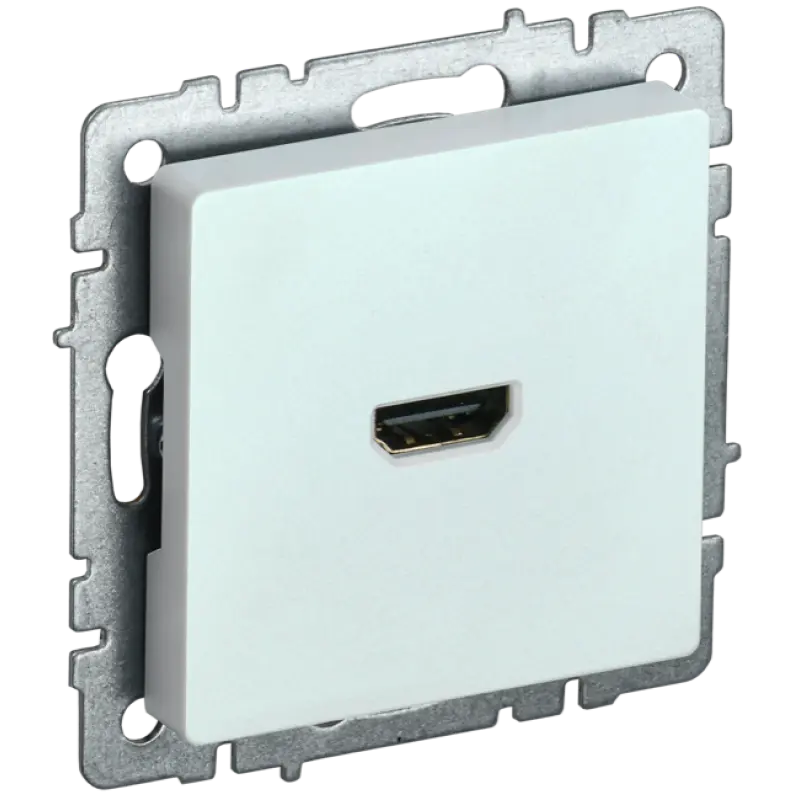 Розетка IEK BRITE РHDMI-0-БрЖ 1xHDMI, жемчуг