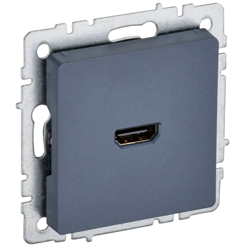 Розетка IEK BRITE РHDMI-0-БрМ 1xHDMI, маренго