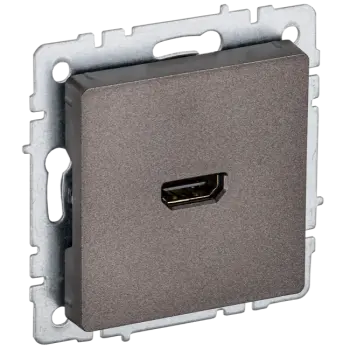Розетка IEK BRITE РHDMI-0-БрТБ 1xHDMI, темная бронза