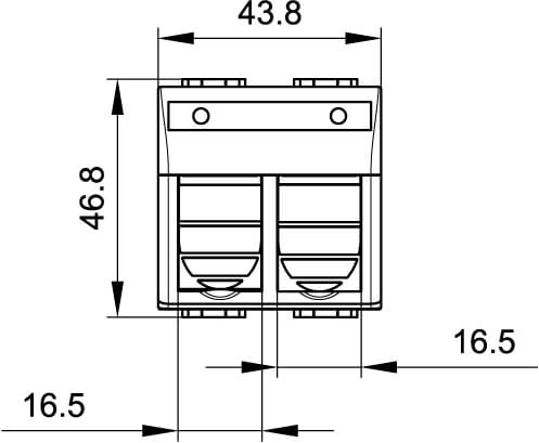 Розетка rj45 dkc в кабель канал