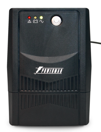ИБП Powerman Back Pro 850I Plus, 850 VA, 480 Вт, IEC, розеток - 4, USB, черный