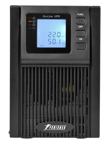 ИБП Powerman Online 1000I, 1000 В·А, 900 Вт, IEC, розеток - 4, USB, черный