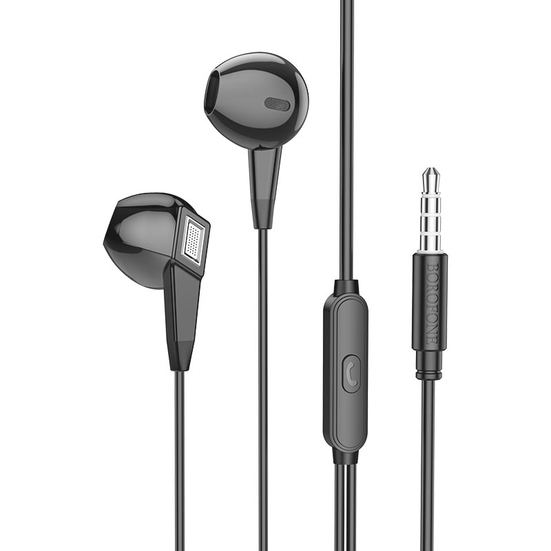 

Проводная гарнитура Borofone BM68, Jack 3.5mm, черный (BM68), BM68