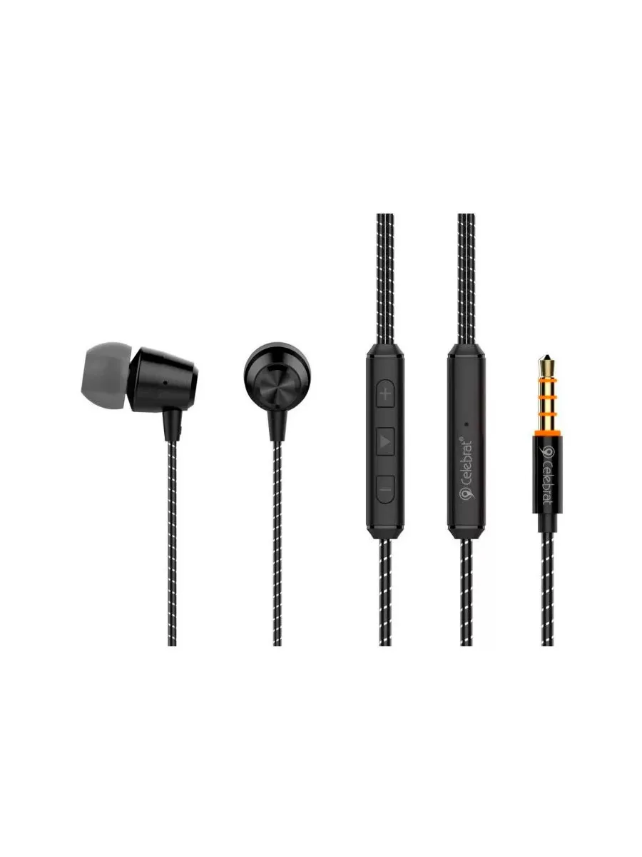 

Проводные наушники Celebrat G11, Jack 3.5mm, черный (G11), G11