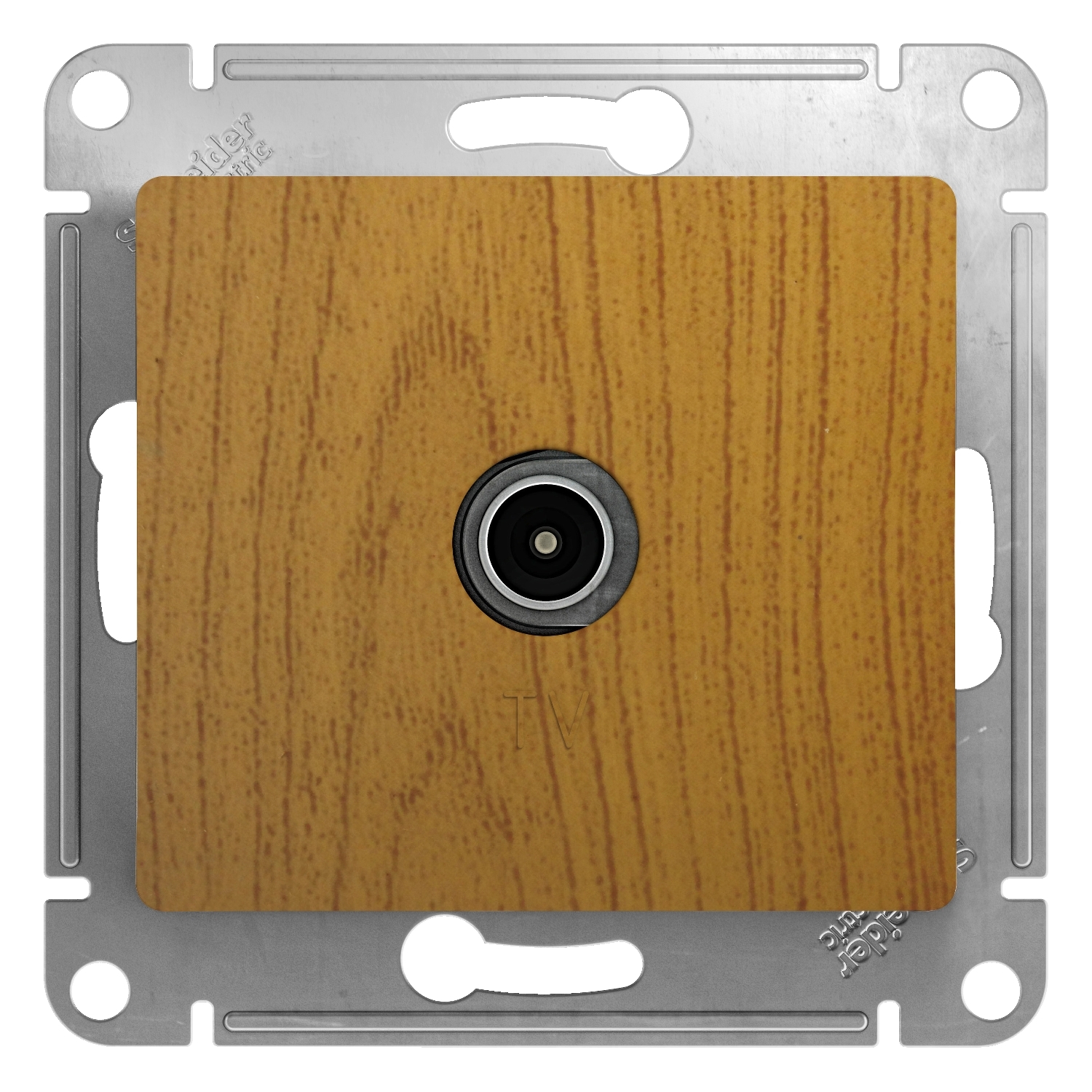 

Розетка TV Schneider Electric Glossa, дуб, оконечная, без рамки (GSL000591), 0