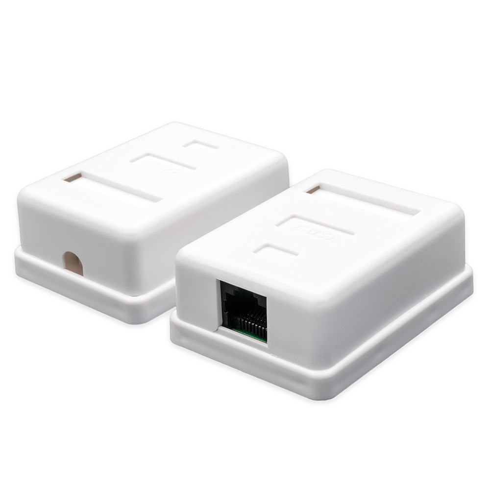 

Розетка RJ-45 скрытый монтаж категория 5e, механизм в сборе, белый, ATCOM (AT15253)