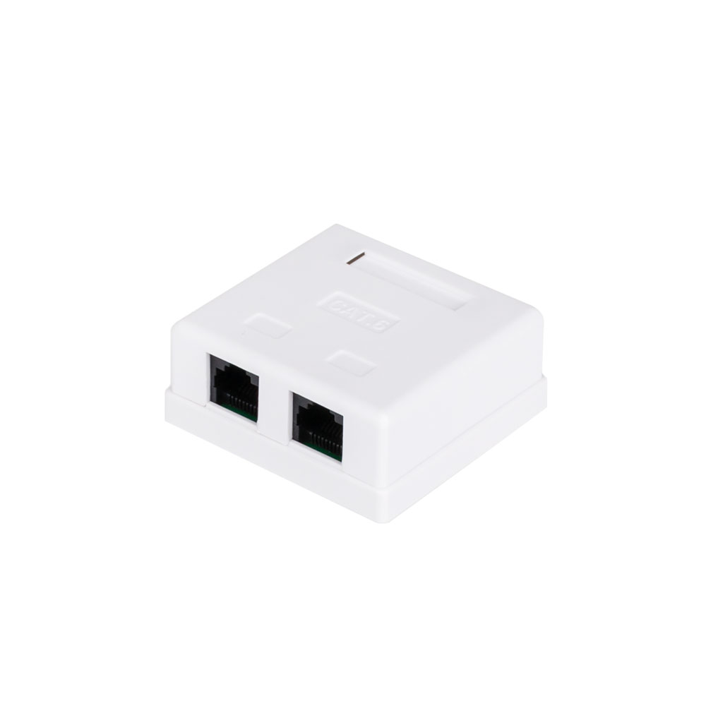 

Розетка RJ-45 открытый монтаж категория 5e, механизм в сборе, белый, ATCOM (AT0252), 0