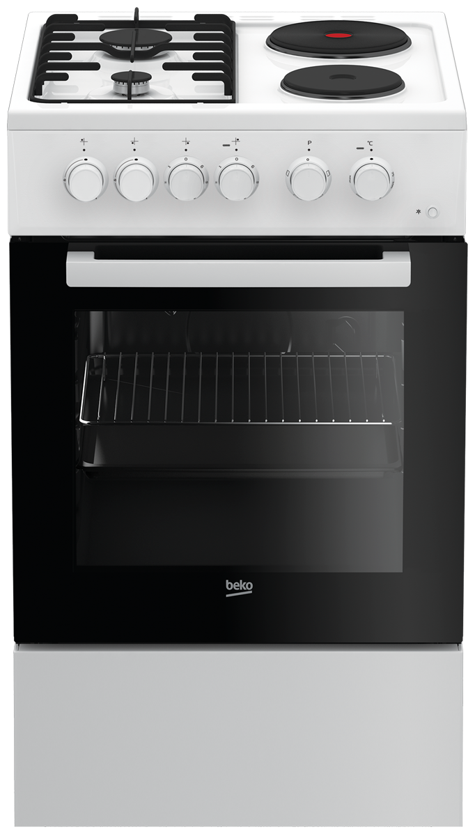 

Плита комбинированная Beko FFSS54000W, белый (FFSS54000W), FFSS54000W