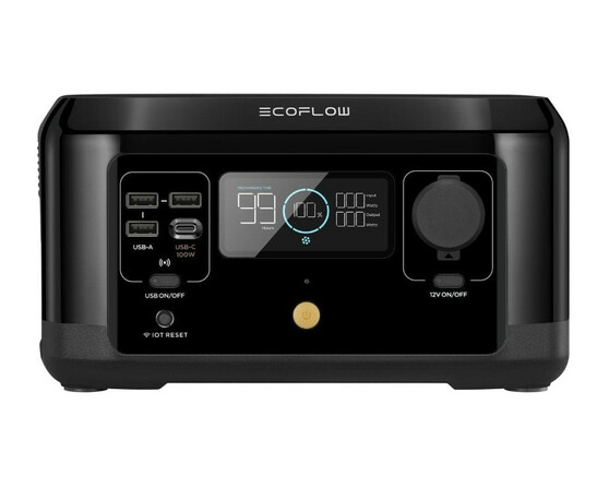 

Портативный аккумулятор (Powerbank) EcoFlow RIVER mini, 8300mAh, 6, 10A, Type-C, QC, черный (EFR420), RIVER mini