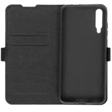 

Чехол-книжка DF sFlip 97 для смартфона Samsung Galaxy A73 (5G), пластик, полиуретан, чёрный (DF sFlip-97)