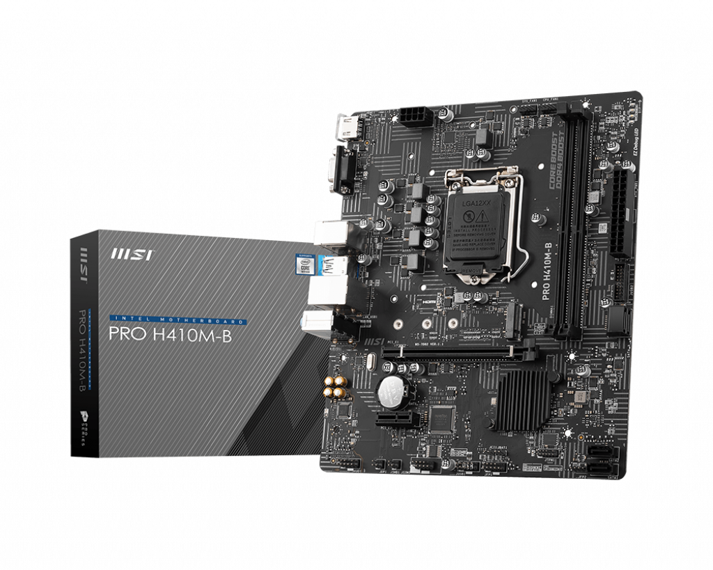 Материнская плата MSI PRO H410M-B, Socket1200, Intel H510, mATX