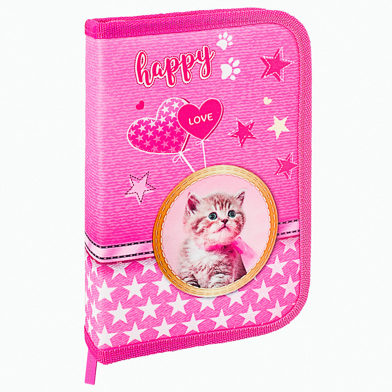 

Пенал Brauberg Premium Happy kitten, 1 отделение, розовый (270308), Happy kitten