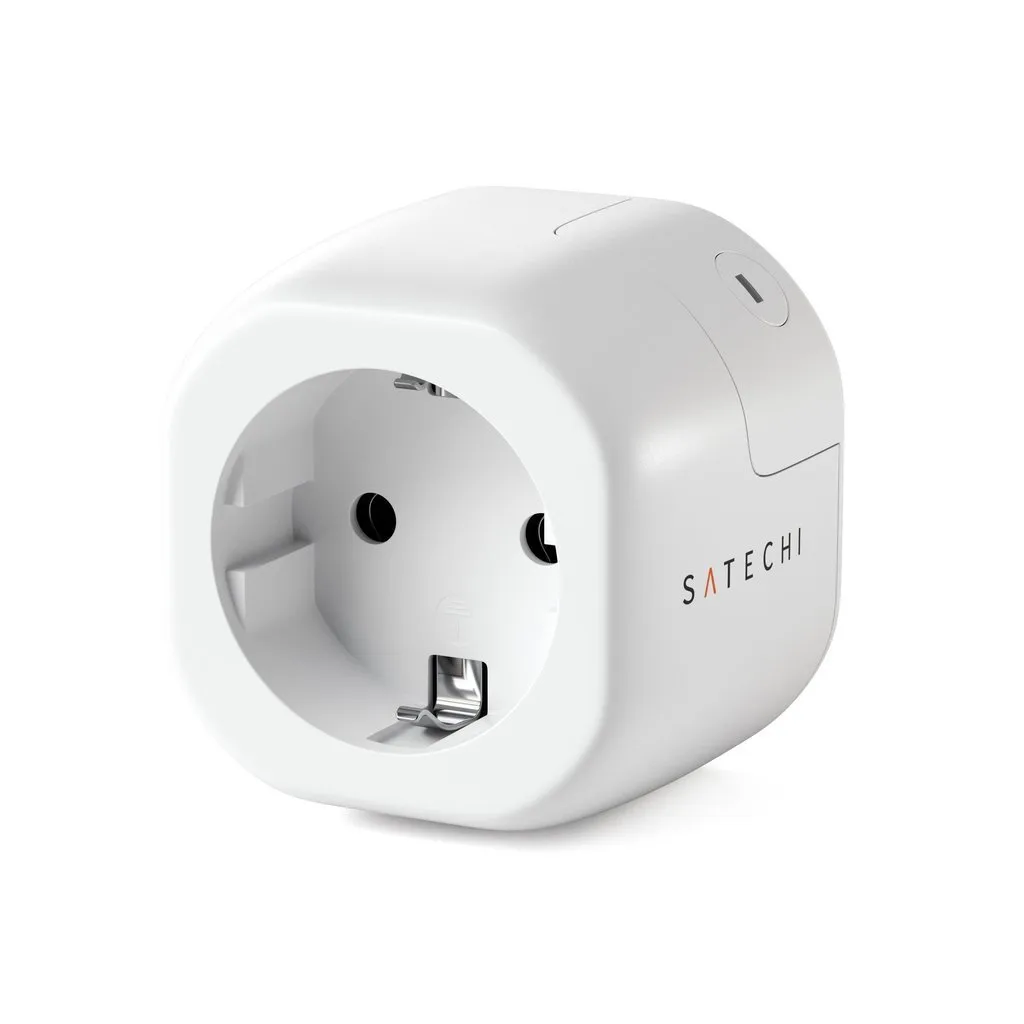 

Умная розетка Satechi Homekit Smart Outlet, 2.5 кВт, 10А, WiFi, белый (ST-HK1OAW-EU)